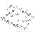 Sulfate d&#39;aluminium et de potassium dodécahydraté CAS 7784-24-9